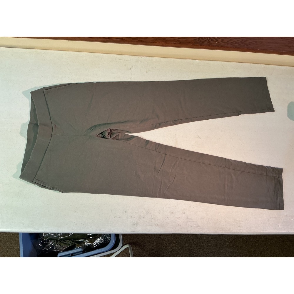 Pure Jill Affinity French Terry Slim Leg Pants Gray Small Pull On Pockets - Picture 6 of 6